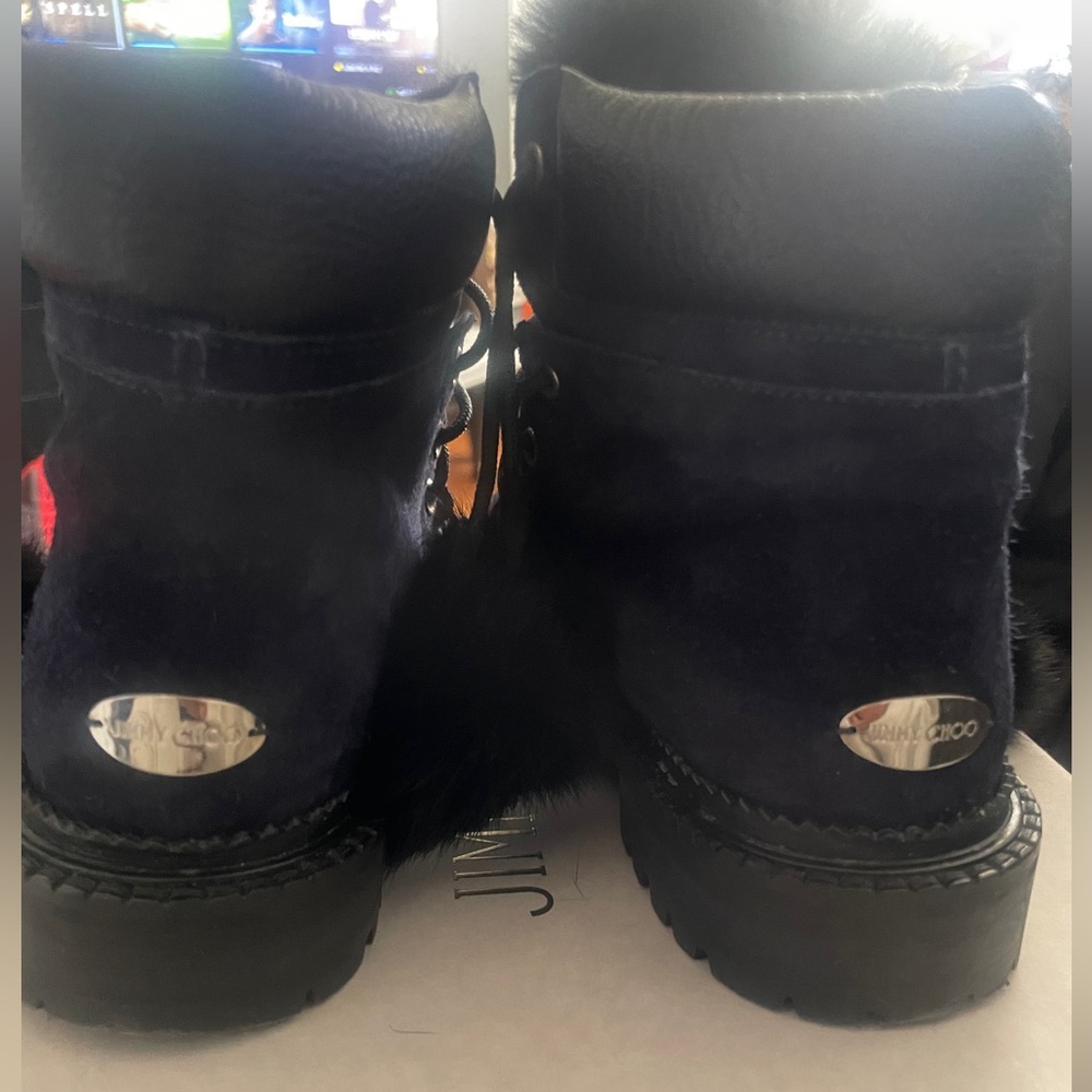 Jimmy Choo size 35 1/2 US 4 1/5 blue